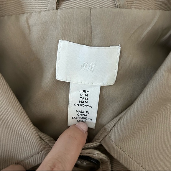 BEIGE TWILL JACKET WITH COLLAR - Picture 6 of 8